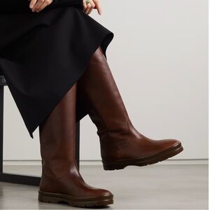 THE ROW Billie Leather Knee-high Boots